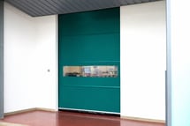 Puerta rápida enrollable de aluminio reforzada 3